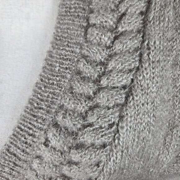 Buffalo David Bitton Size Medium Tan Knit Sweater Vest Front Pockets Pullover - Picture 3 of 13